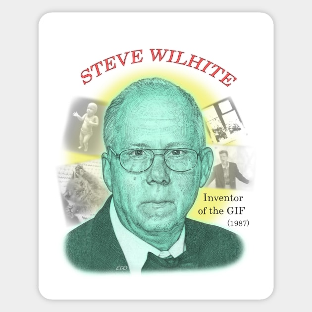 Steve Wilhite, Inventor of the GIF Sticker by eedeeo